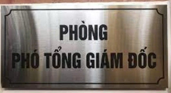 Bảng phòng ban ( inox )