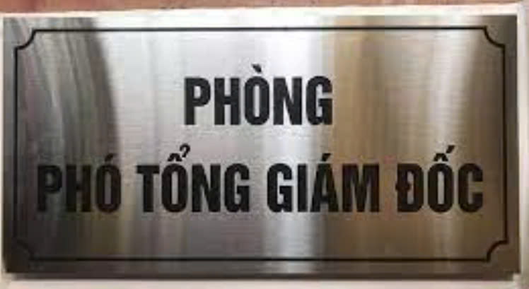 bảng phòng ban ( inox )